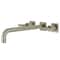 Kingston Brass KS6058ML Wall Mount Tub Faucet, Brushed Nickel KS6058ML - alternate 1